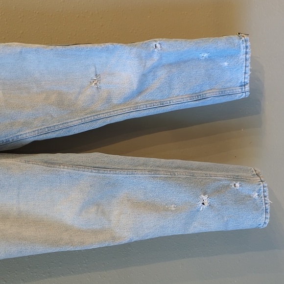Abercrombie & Fitch Annie High Rise Girlfriend Jeans Size Zipper Size 25/0 Reg - Picture 4 of 16